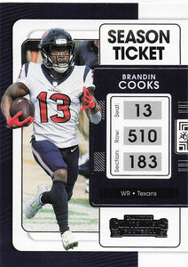 2021 Contenders Football Brandin Cooks #38