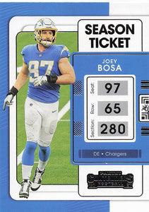 2021 Contenders Football Joey Bosa #53