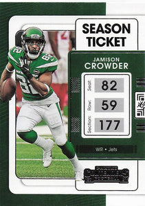 2021 Contenders Football Jamison Crowder #78