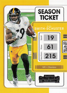 2021 Contenders Football JuJu Smith-Schuster #83