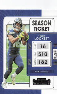 2021 Contenders Football Tyler Lockett #87