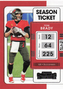 2021 Contenders Football Tom Brady #91