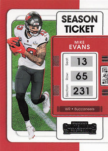 2021 Contenders Football Mike Evans #92