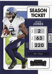 2021 Contenders Football Julio Jones #95