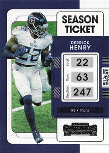 2021 Contenders Football Derrick Henry #97