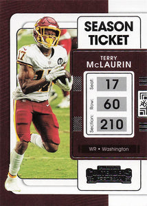 2021 Contenders Football Terry McLaurin #98