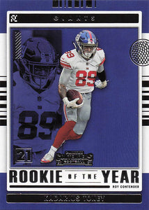 2021 Contenders Football Rookie of the Year Kadarius Toney #ROY-KTO