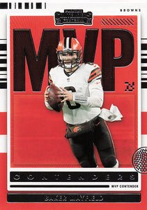 2021 Contenders Football MVP Baker Mayfield #MVP-BMA