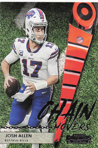 2021 Contenders Football Chain Movers Josh Allen #CM-JAL