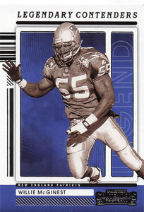 2021 Contenders Football Legendary Willie McGinest #LGD-WMC