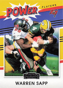 2021 Contenders Football Power Players Warren Sapp #PP-WSA