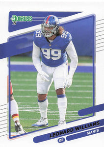 2021 Donruss Football  Leonard Williams #82