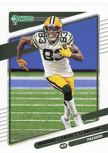 2021 Donruss Football  Marquez Valdes-Scantling #160