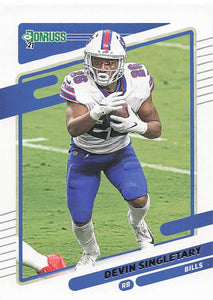 2021 Donruss Football  Devin Singletary #227
