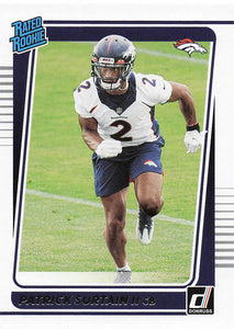 2021 Donruss Football  Patrick Surtain II #330 RC