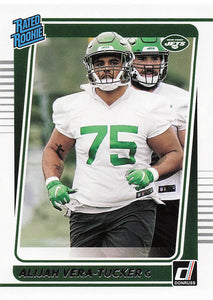 2021 Donruss Football  Alijah Vera-Tucker #333 RC