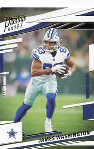 2022 Prestige Football James Washington #4