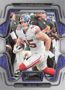 2022 Playbook Football Daniel Bellinger #163 RC