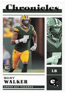 2022 Chronicles Football Quay Walker #50 RC