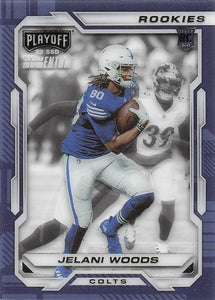 2022 Chronicles Football Playoff Momentum Rookies Jelani Woods #PMR-8 RC