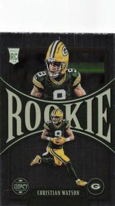 2022 Chronicles Football Legacy Christian Watson #210 RC
