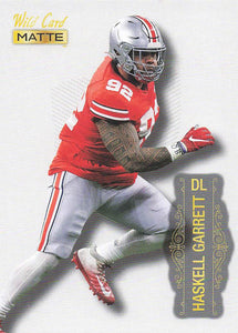 2022 Wild Card MATTE White Haskell Garrett #MB-48