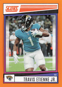 2022 Score Football Orange Travis Etienne Jr. #22