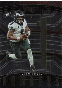 2022 Select Football Select Numbers Jalen Hurts #SN-6