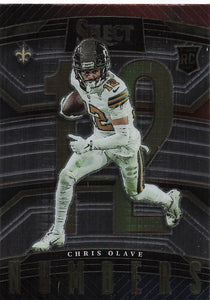 2022 Select Football Select Numbers Chris Olave #SN-24 RC