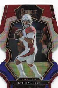 2022 Select Football Red & Blue Prizm Die-Cut Kyler Murray #101