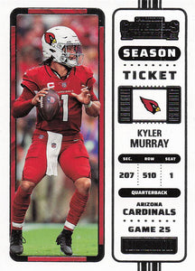 2022 Contenders Football Kyler Murray #1