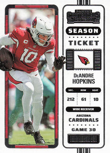 2022 Contenders Football DeAndre Hopkins #3