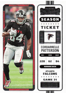 2022 Contenders Football Cordarrelle Patterson #10