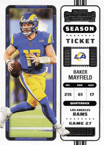 2022 Contenders Football Baker Mayfield #14