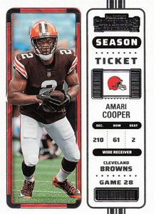 2022 Contenders Football Amari Cooper #26