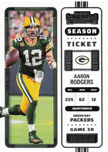2022 Contenders Football Aaron Rodgers #40