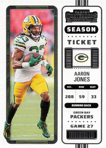 2022 Contenders Football Aaron Jones #41