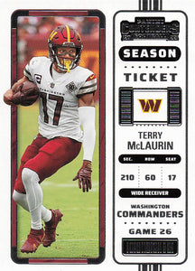 2022 Contenders Football Terry McLaurin #99