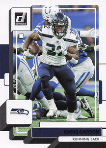 2022 Donruss Football Chris Carson #33