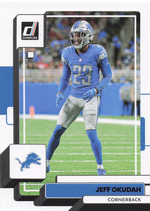 2022 Donruss Football Jeff Okudah #92