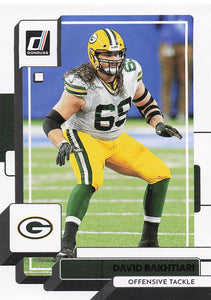 2022 Donruss Football David Bakhtiari #96