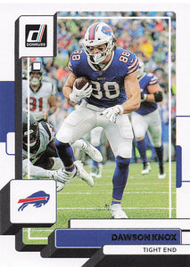2022 Donruss Football Dawson Knox #115