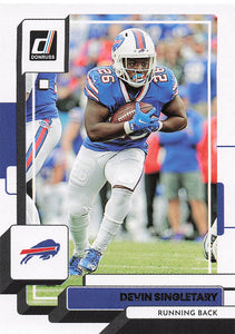 2022 Donruss Football Devin Singletary #117