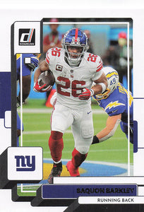 2022 Donruss Football Saquon Barkley #163