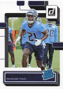 2022 Donruss Football Roger McCreary #365 RC