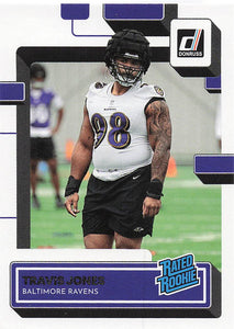 2022 Donruss Football Travis Jones #384 RC