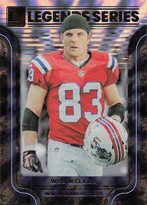 2022 Donruss Football Legends Series Wes Welker #LS-10