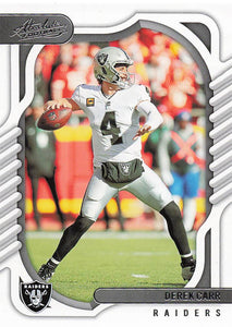 2022 Absolute Football Derek Carr #63