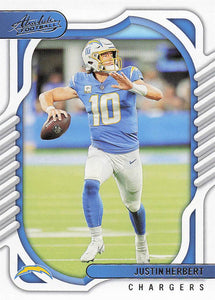 2022 Absolute Football Justin Herbert #87