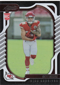 2022 Absolute Football Skyy Moore #124 RC